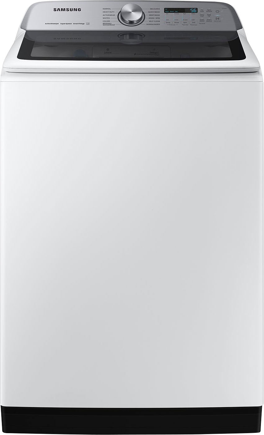 Samsung 5.4-cu ft High Efficiency Agitator Smart Top-Load Washer