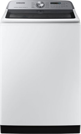 Samsung - 5.4 Cu. Ft. High-Efficiency Smart Top Load Washer with ActiveWave Agitator - White