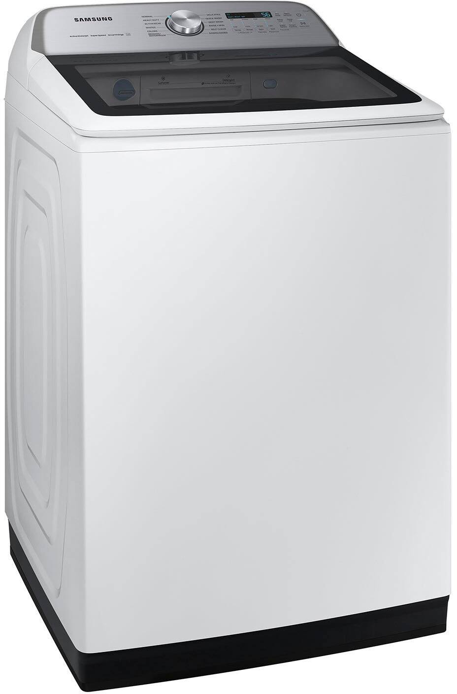 Alt View 11. Samsung - 5.4 Cu. Ft. High-Efficiency Smart Top Load Washer with ActiveWave Agitator - White.