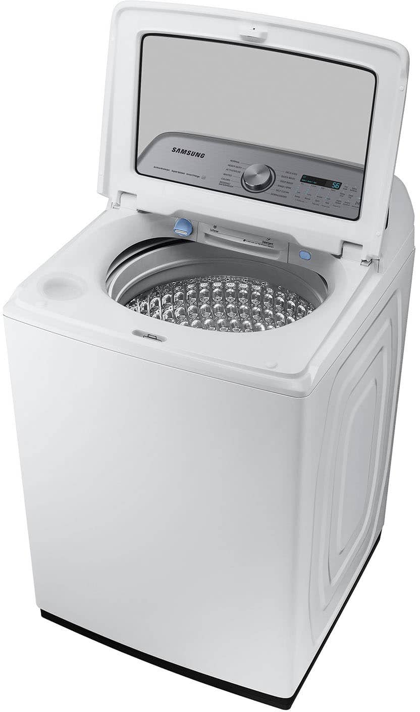Alt View 12. Samsung - 5.4 Cu. Ft. High-Efficiency Smart Top Load Washer with ActiveWave Agitator - White.