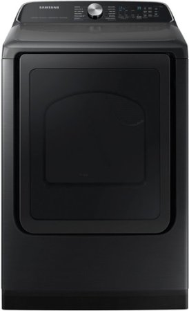 Samsung - 7.4 Cu. Ft. Smart Electric Dryer with Steam Sanitize+ - Black