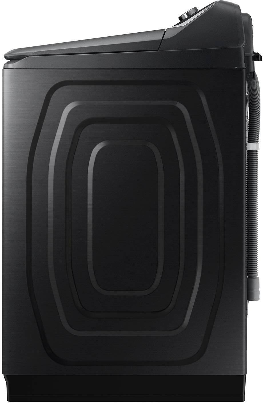 Alt View 15. Samsung - 5.4 Cu. Ft. High-Efficiency Smart Top Load Washer with ActiveWave Agitator - Brushed Black.