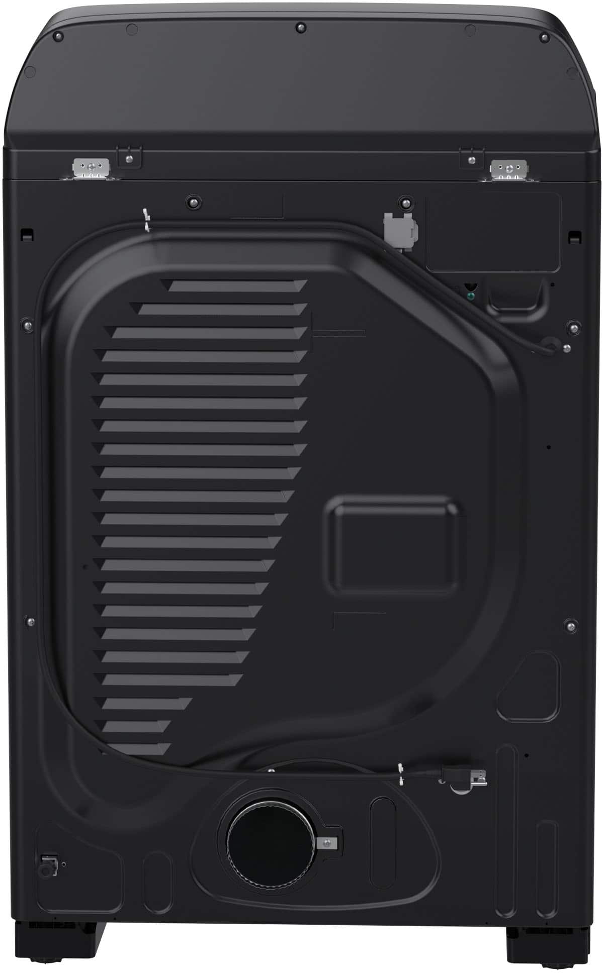 Alt View 14. Samsung - 7.4 Cu. Ft. Smart Gas Dryer with Steam Sanitize+ - Black.