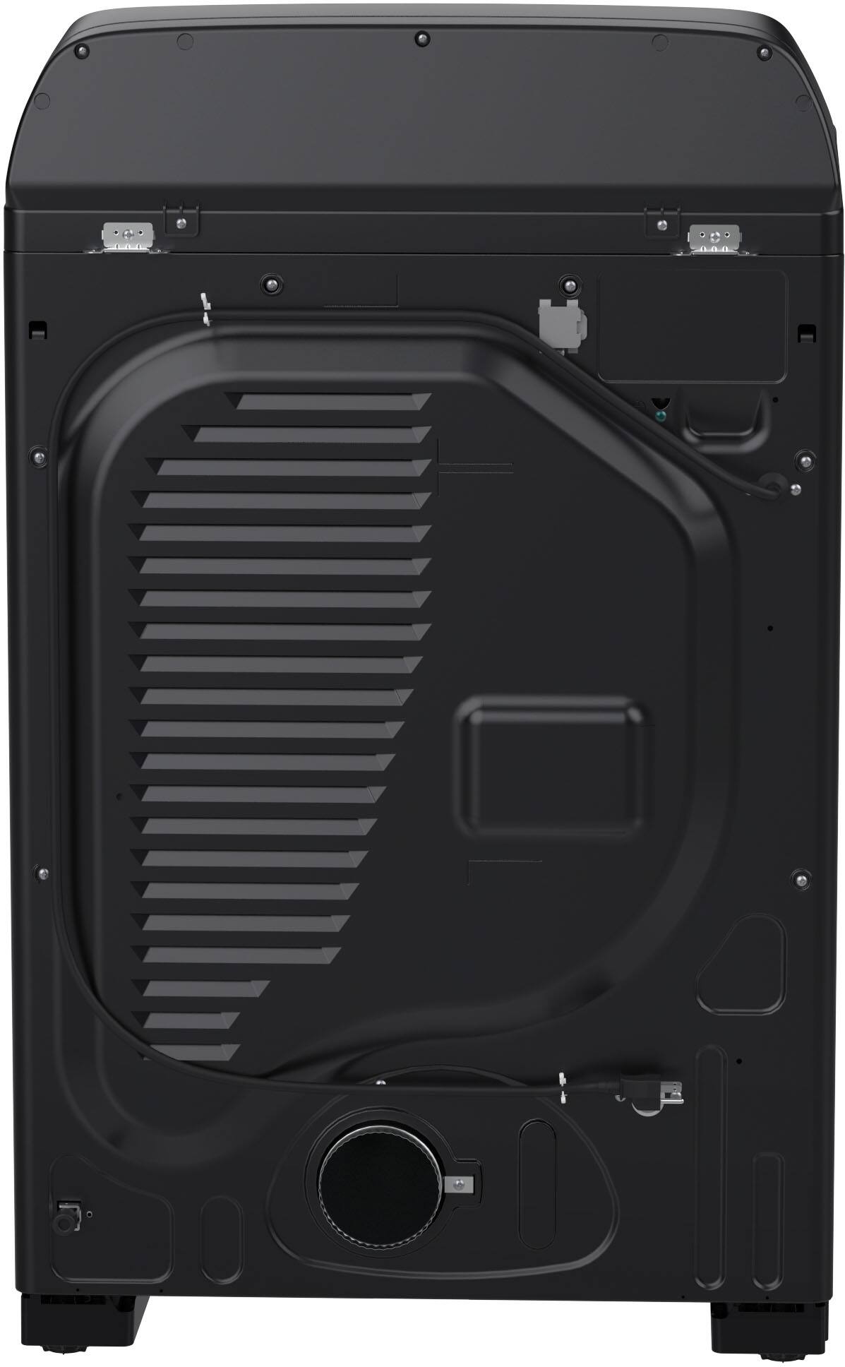 Alt View 14. Samsung - 7.4 Cu. Ft. Smart Gas Dryer with Steam Sanitize+ - Black.