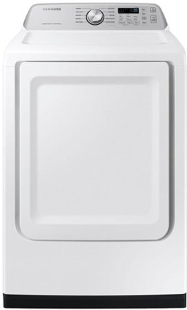 Samsung - 7.4 Cu. Ft. Smart Gas Dryer with Sensor Dry - White