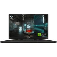 MSI - Stealth 17 Studio 17.3" Gaming Laptop - Intel Core i9-13900H with 16GB Memory - NVIDIA GeForce RTX 4070 - 1TB SSD - Core Black - Front_Zoom