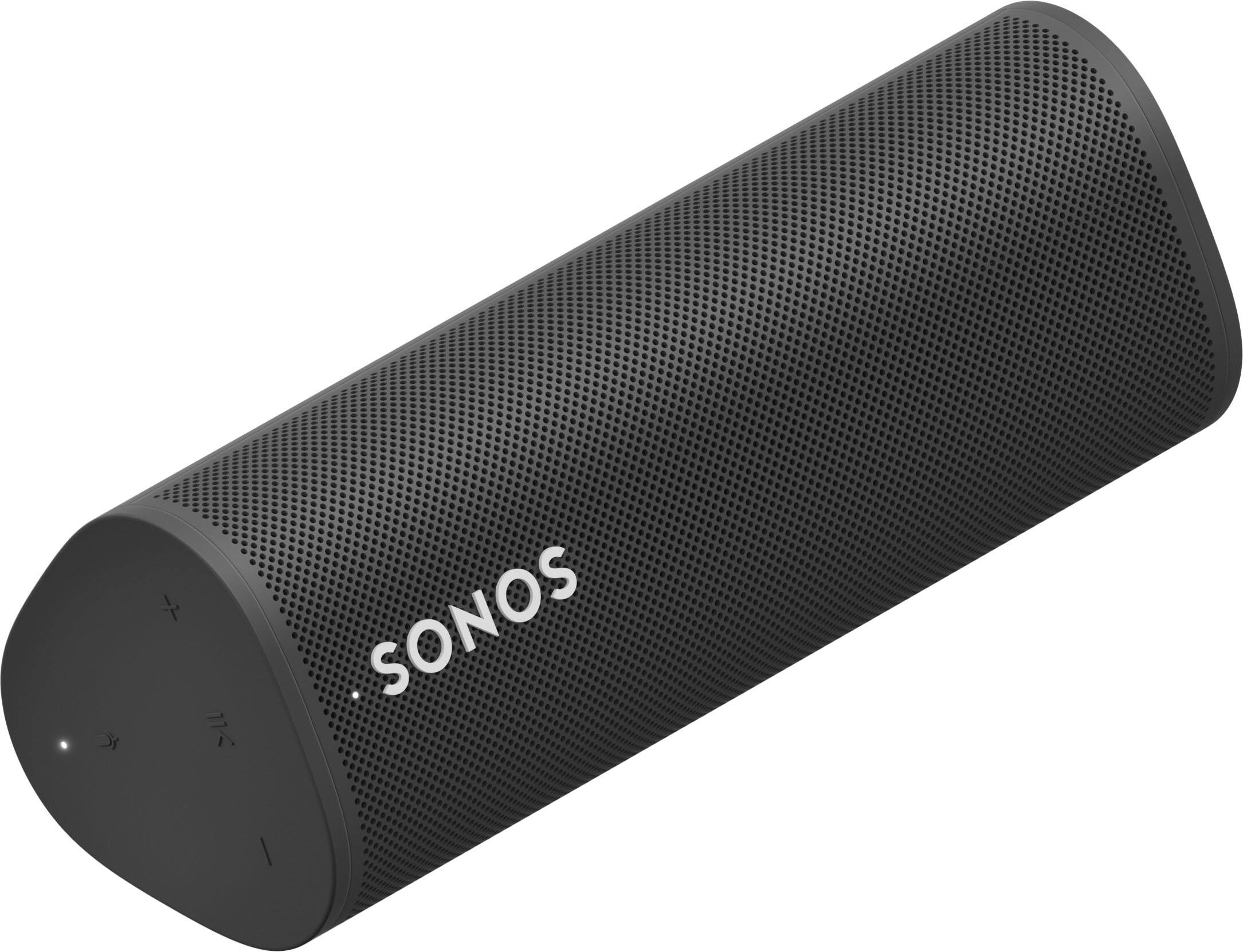 Alt View 1. Sonos - Roam + Wireless Charger Bundle (Each) - Black.