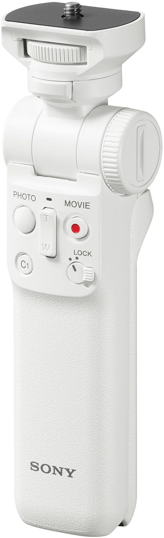 Alt View 22. Sony - GPVPT2BT/W Wireless Bluetooth Shooting Grip and Tripod - White.