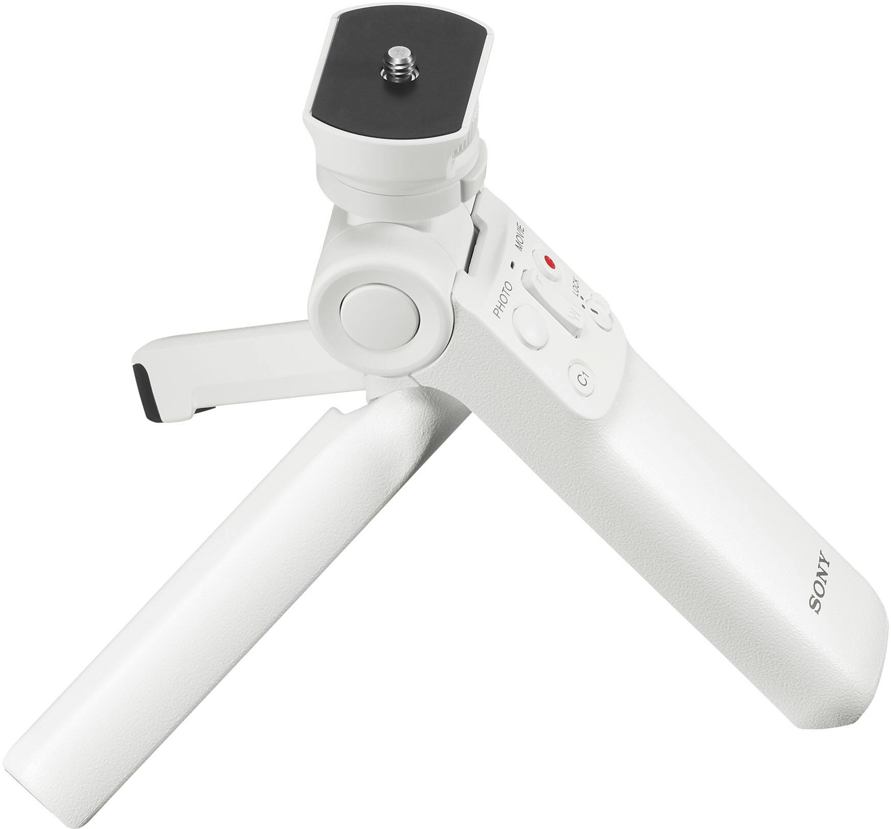 Alt View 23. Sony - GPVPT2BT/W Wireless Bluetooth Shooting Grip and Tripod - White.
