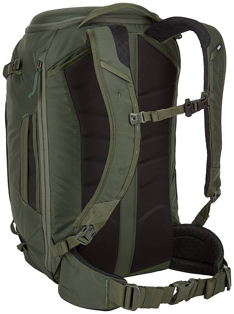 Left View: Thule - Landmark 40L Men's Travel Pack - Dark Forest