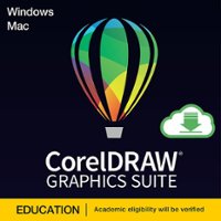 Corel - CorelDraw Graphics Suite 2023 Education Edition (1-User) - Windows, Mac OS [Digital] - Front_Zoom