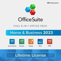 mobisystems - OfficeSuite Home & Business - Lifetime, Digital Key, 1 Windows PC, 1 user- Documents, Sheets, Slides, Mail with Calendar - Windows - Front_Zoom