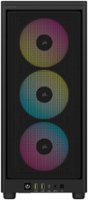 CORSAIR - iCUE 2000D RGB AIRFLOW Mini-ITX Case - Black - Front_Zoom