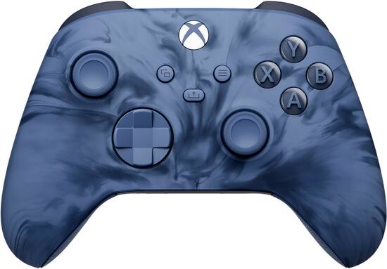 Front. Microsoft - Xbox Wireless Controller for Xbox Series X, Xbox Series S, Xbox One, Windows Devices - Stormcloud Vapor Special Edition.