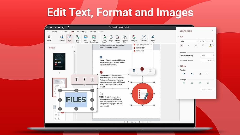 Alt View 12. mobisystems - PDF Extra Lifetime Professional Editor -1 Windows PC,1 User, Lifetime Digital Key |Edit, Protect, Annotate, Fill Sign.