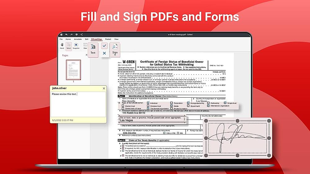 Alt View 17. mobisystems - PDF Extra Lifetime Professional Editor -1 Windows PC,1 User, Lifetime Digital Key |Edit, Protect, Annotate, Fill Sign.