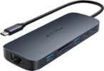 Hyper - HyperDrive Next​ 10 Port USB-C Hub, 4K HDMI, Ethernet, 2 USB-C, 2 USB-A, microSD/SD, travel dock for MacBook/PC - Midnight Blue