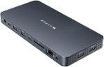 Hyper - HyperDrive Next 10 Port USB-C Dock, dual 4K HDMI, Ethernet, 1 USB-C, 2 USB-A, SD, for MacBook and Windows PC - Midnight Blue