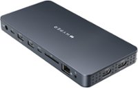 Hyper DUO 7-Port USB-C Hub USB-C Docking Station for Apple MacBook Pro and  Air Gray HD28C-GRAY - Best Buy