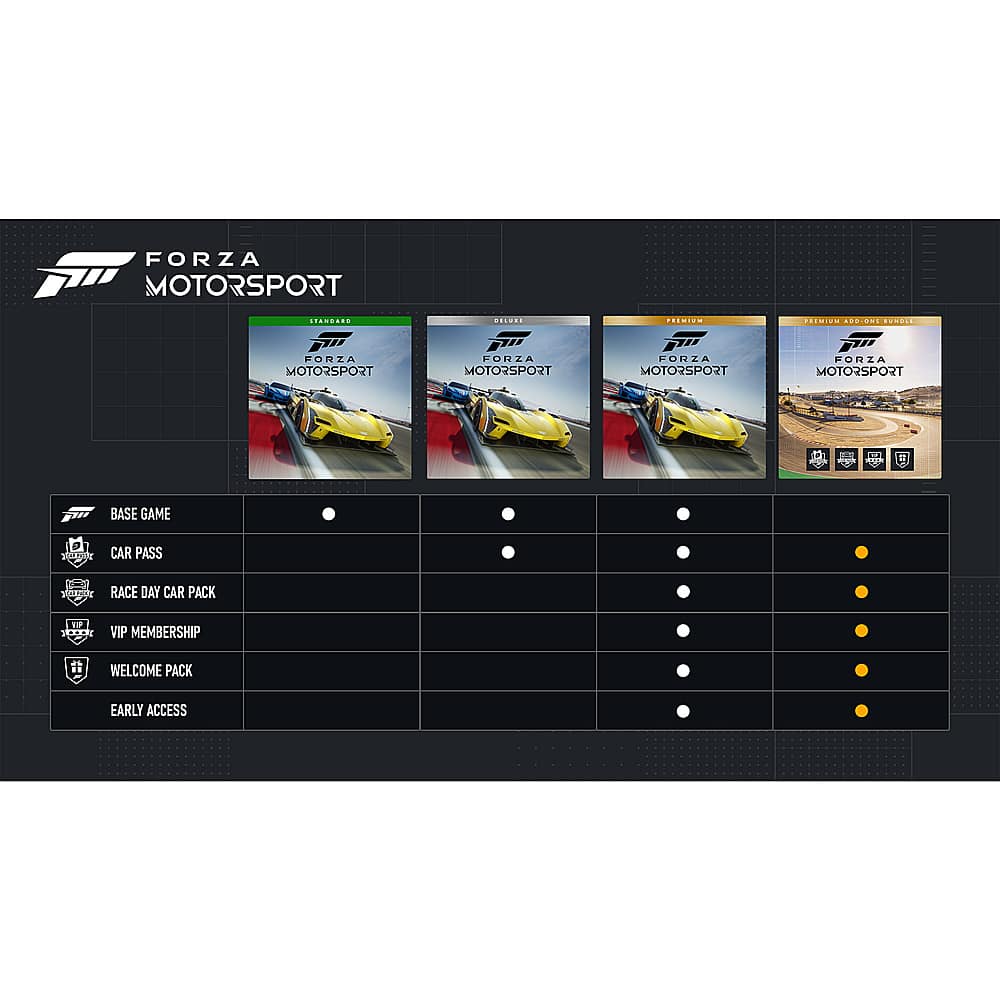 Forza Motorsport: Standard Edition for Xbox Series X - ESRB Rated E  (Everyone) - Racing Game - Collect over 500 cars - Race. Stunt. Create.  Explore 