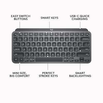 Logitech MX Keys Mini Combo for Business 60% Wireless Keyboard and Logitech MX Keys Mini Combo for Business 60% Wireless Keyboard and