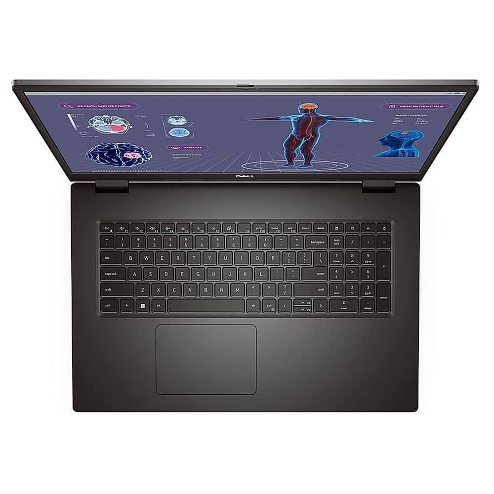 Alt View 1. Dell - Precision 7000 17.3" Laptop - Intel Core i7 with 32GB Memory - 512 GB SSD - Aluminum Titan Gray.