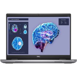 Dell - Precision 7000 16" Laptop - Intel Core i7 with 32GB Memory - 512 GB SSD - Gray - Front_Zoom