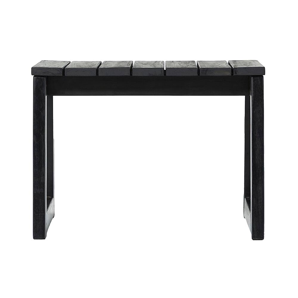 Alt View 24. Walker Edison - Modern Solid Wood Outdoor Side Table - Black Wash.