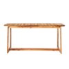 Walker Edison - Modern Solid Wood Outdoor Dining Table - Natural