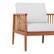 Alt View 32. Walker Edison - Modern Solid Wood Spindle-Style Outdoor Lounge Chair - Brown.