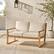 Alt View 37. Walker Edison - Modern Solid Wood Slatted Outdoor Loveseat - Natural.