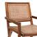 Alt View 32. Walker Edison - Boho Solid Wood Outdoor Accent Chair - Dark Brown.