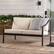 Alt View 12. Walker Edison - Modern Solid Wood Outdoor Loveseat - Black Wash.