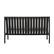 Alt View 24. Walker Edison - Modern Solid Wood Outdoor Loveseat - Black Wash.