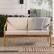 Alt View 11. Walker Edison - Modern Solid Wood Outdoor Loveseat - Natural.