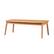 Angle. Walker Edison - Modern Solid Wood Spindle-Style Outdoor Coffee Table - Natural.