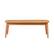 Front. Walker Edison - Modern Solid Wood Spindle-Style Outdoor Coffee Table - Natural.