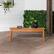 Alt View 11. Walker Edison - Modern Solid Wood Spindle-Style Outdoor Coffee Table - Natural.