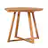 Angle. Walker Edison - Modern Solid Acacia Wood Round Outdoor Dining Table - Natural.