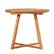 Alt View 24. Walker Edison - Modern Solid Acacia Wood Round Outdoor Dining Table - Natural.