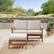 Alt View 11. Walker Edison - Modern 3-Piece Acacia Outdoor Chat Set - Brown.