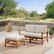 Alt View 12. Walker Edison - Modern 3-Piece Acacia Outdoor Chat Set - Brown.