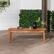 Alt View 11. Walker Edison - Modern Solid Wood Spindle-Style Outdoor Coffee Table - Brown.