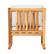 Alt View 11. Walker Edison - Modern Solid Wood Slatted Club Chair - Natural.