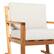 Alt View 12. Walker Edison - Modern Solid Wood Slatted Club Chair - Natural.
