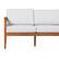 Alt View 32. Walker Edison - Modern Solid Wood Spindle-Style Outdoor Triple Loveseat - Brown.