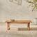 Alt View 38. Walker Edison - Modern Solid Acacia Wood Slatted Outdoor Coffee Table - Natural.