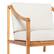 Alt View 32. Walker Edison - Modern Solid Wood Outdoor Club Chair - Natural.