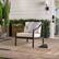 Alt View 38. Walker Edison - Modern Solid Wood Outdoor Club Chair - Black Wash.