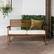 Alt View 11. Walker Edison - Modern Acacia Wood Outdoor Loveseat - Brown.